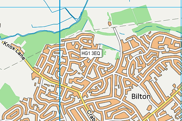 HG1 3EQ map - OS VectorMap District (Ordnance Survey)