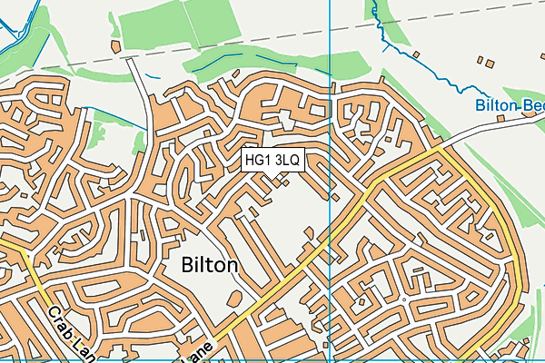 HG1 3LQ map - OS VectorMap District (Ordnance Survey)