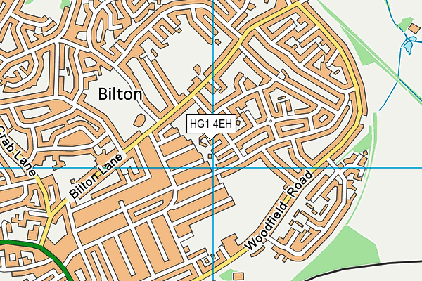 HG1 4EH map - OS VectorMap District (Ordnance Survey)