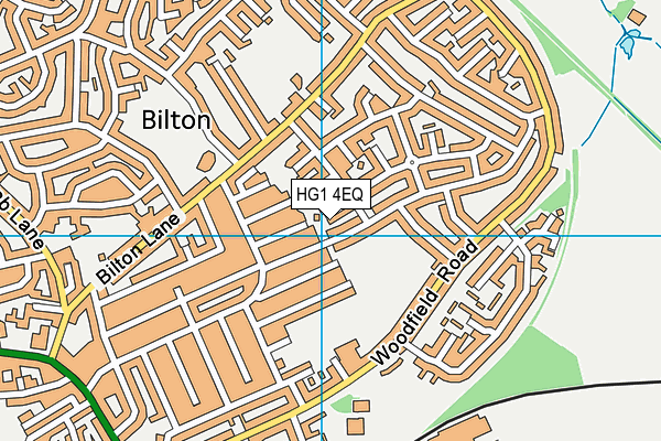 HG1 4EQ map - OS VectorMap District (Ordnance Survey)