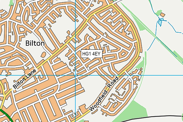 HG1 4EY map - OS VectorMap District (Ordnance Survey)