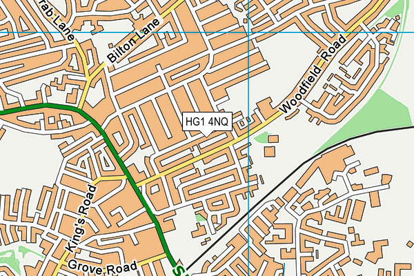 HG1 4NQ map - OS VectorMap District (Ordnance Survey)