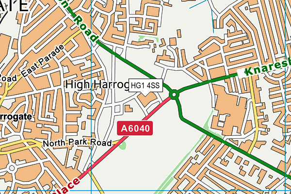 HG1 4SS map - OS VectorMap District (Ordnance Survey)