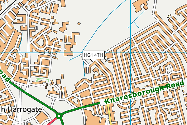 HG1 4TH map - OS VectorMap District (Ordnance Survey)