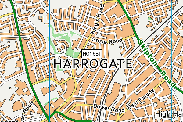 Map of PEMBROKE HOUSE (HARROGATE) MANAGEMENT COMPANY LIMITED at district scale