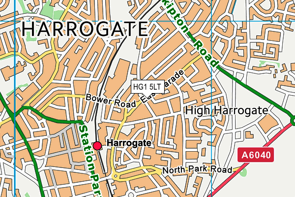 Map of THE HEARING SUITE HOLDING COMPANY LIMITED at district scale