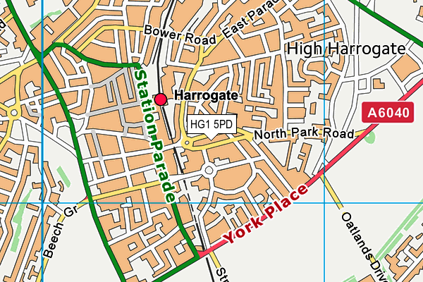 Map of HOLEYS LIMITED at district scale