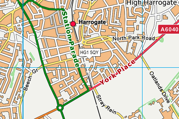 Map of THE-DOGWALKER (YORKSHIRE) LTD at district scale