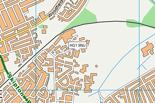 HG1 9NU map - OS VectorMap District (Ordnance Survey)