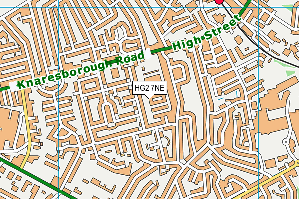 HG2 7NE map - OS VectorMap District (Ordnance Survey)