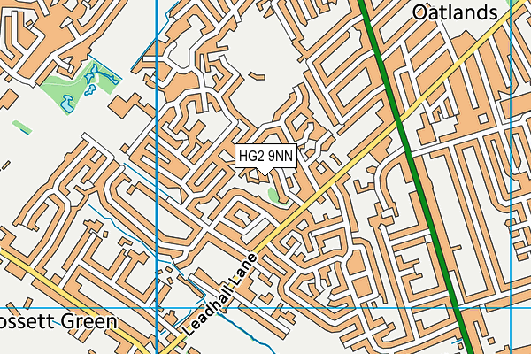 HG2 9NN map - OS VectorMap District (Ordnance Survey)