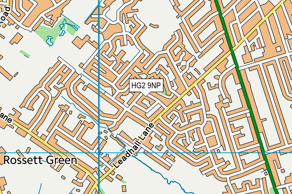 HG2 9NP map - OS VectorMap District (Ordnance Survey)