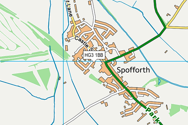 HG3 1BB map - OS VectorMap District (Ordnance Survey)