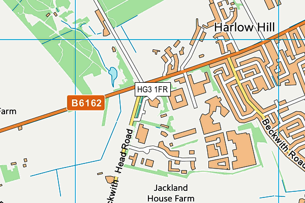 HG3 1FR map - OS VectorMap District (Ordnance Survey)