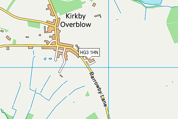 HG3 1HN map - OS VectorMap District (Ordnance Survey)