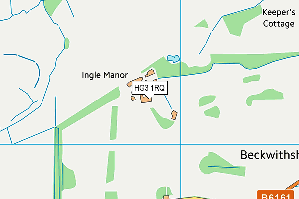 HG3 1RQ map - OS VectorMap District (Ordnance Survey)
