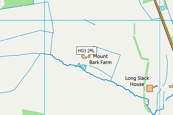 HG3 2RL map - OS VectorMap District (Ordnance Survey)