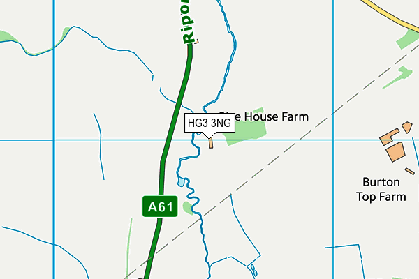 HG3 3NG map - OS VectorMap District (Ordnance Survey)