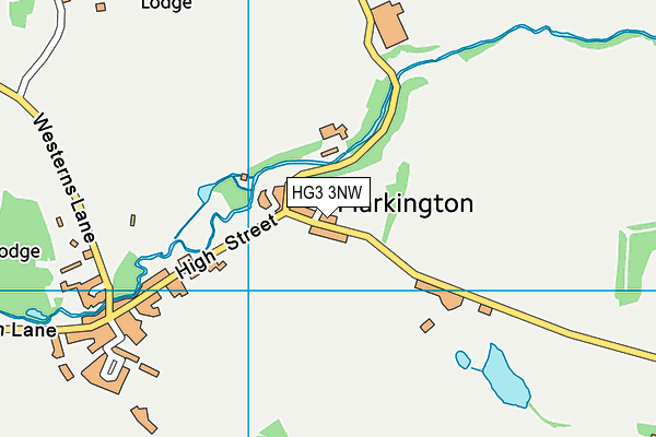 HG3 3NW map - OS VectorMap District (Ordnance Survey)