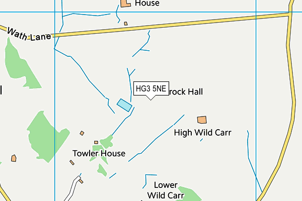 HG3 5NE map - OS VectorMap District (Ordnance Survey)