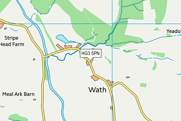 HG3 5PN map - OS VectorMap District (Ordnance Survey)