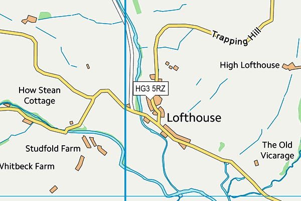 Fountains Earth, Lofthouse Church of England Endowed Primary School map (HG3 5RZ) - OS VectorMap District (Ordnance Survey)