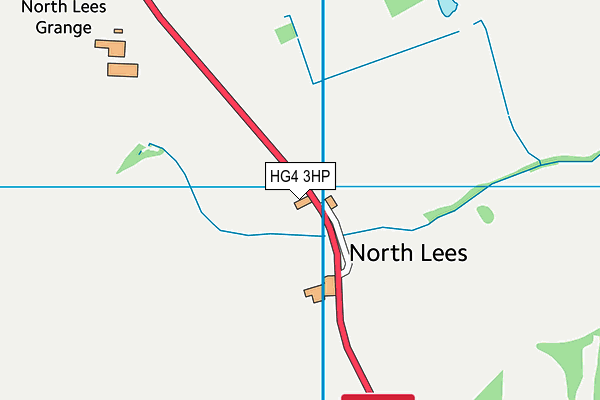 HG4 3HP map - OS VectorMap District (Ordnance Survey)