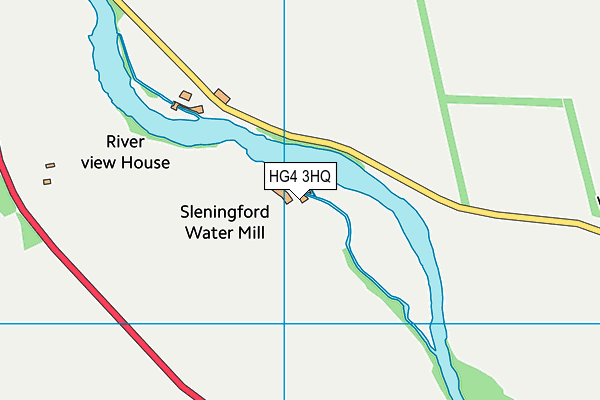 HG4 3HQ map - OS VectorMap District (Ordnance Survey)