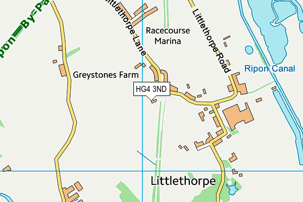 HG4 3ND map - OS VectorMap District (Ordnance Survey)