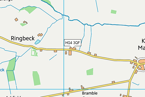 HG4 3QF map - OS VectorMap District (Ordnance Survey)