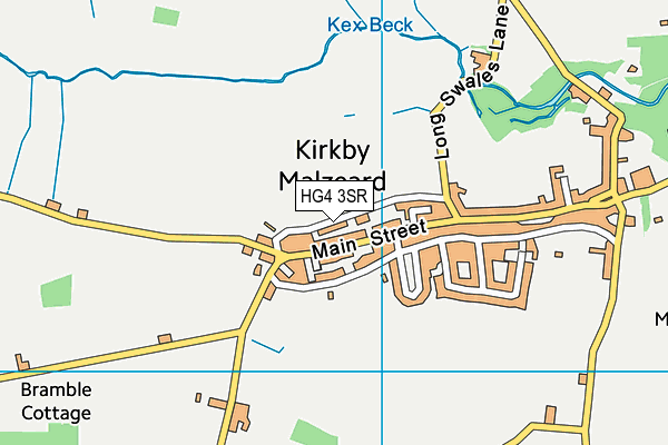 HG4 3SR map - OS VectorMap District (Ordnance Survey)