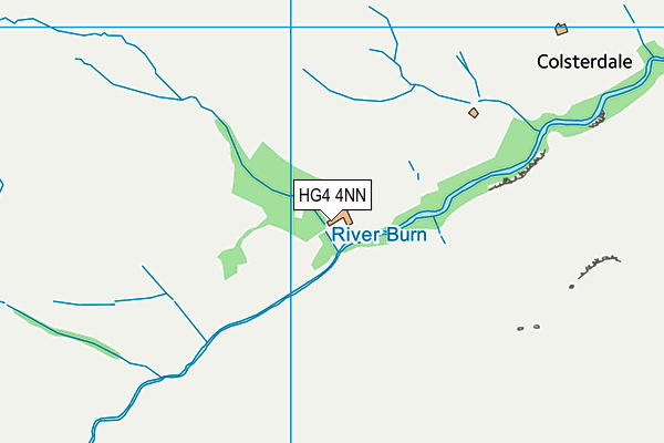 HG4 4NN map - OS VectorMap District (Ordnance Survey)