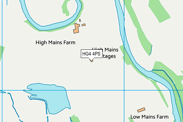 HG4 4PS map - OS VectorMap District (Ordnance Survey)