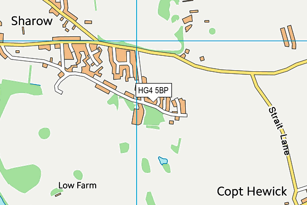 HG4 5BP map - OS VectorMap District (Ordnance Survey)