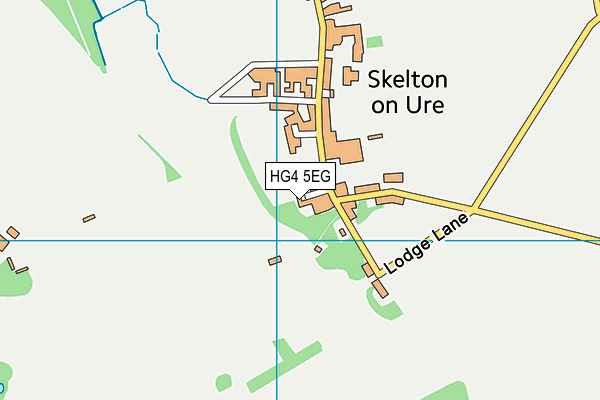 HG4 5EG map - OS VectorMap District (Ordnance Survey)