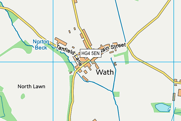 HG4 5EN map - OS VectorMap District (Ordnance Survey)
