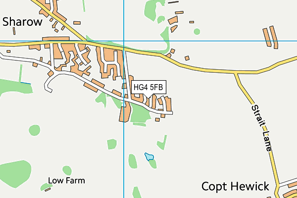 HG4 5FB map - OS VectorMap District (Ordnance Survey)