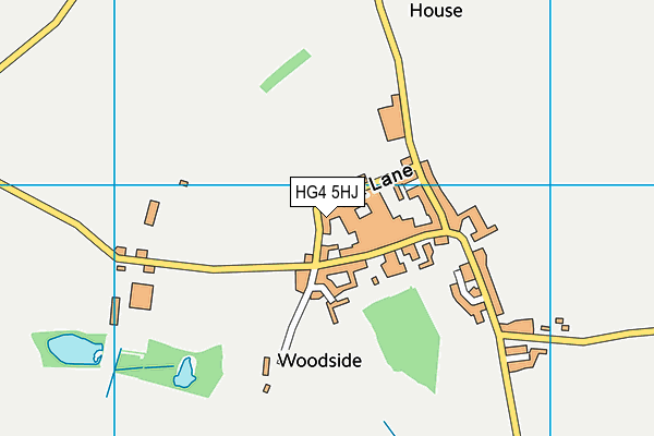 HG4 5HJ map - OS VectorMap District (Ordnance Survey)