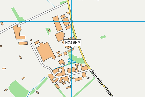 HG4 5HP map - OS VectorMap District (Ordnance Survey)