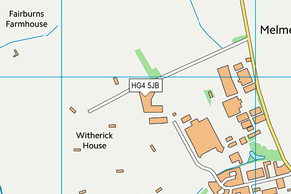 HG4 5JB map - OS VectorMap District (Ordnance Survey)