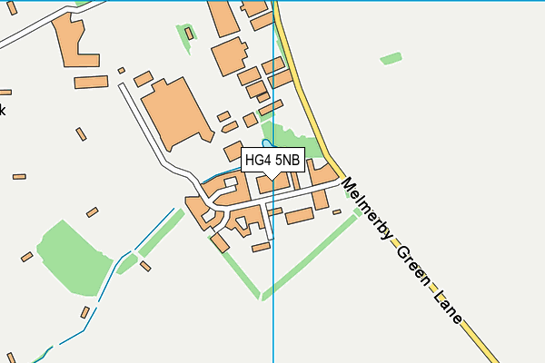 HG4 5NB map - OS VectorMap District (Ordnance Survey)