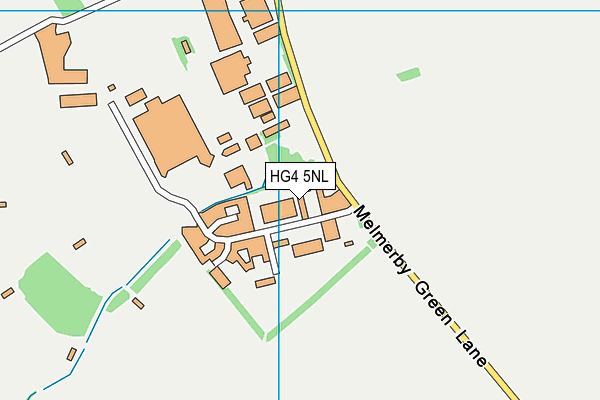 HG4 5NL map - OS VectorMap District (Ordnance Survey)