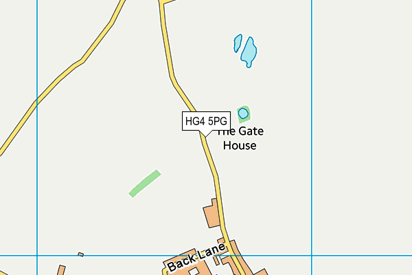HG4 5PG map - OS VectorMap District (Ordnance Survey)