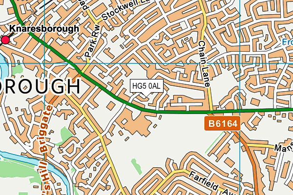 HG5 0AL map - OS VectorMap District (Ordnance Survey)