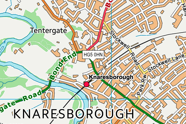Map of HIGH STREET KNARESBOROUGH MANAGEMENT COMPANY LIMITED at district scale