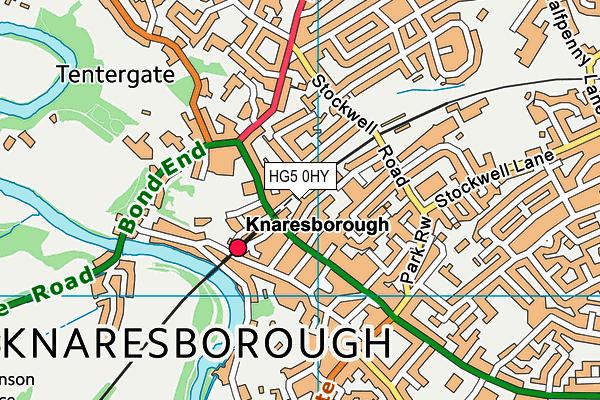 HG5 0HY map - OS VectorMap District (Ordnance Survey)