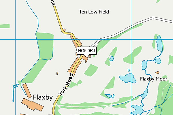 HG5 0RJ map - OS VectorMap District (Ordnance Survey)