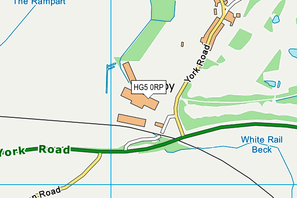 HG5 0RP map - OS VectorMap District (Ordnance Survey)