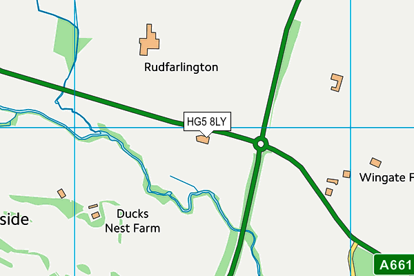 HG5 8LY map - OS VectorMap District (Ordnance Survey)