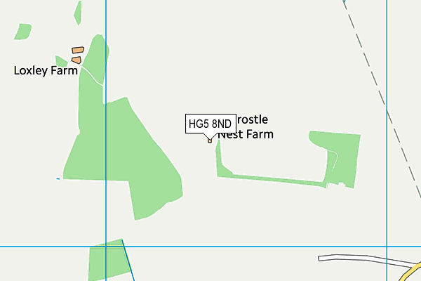 HG5 8ND map - OS VectorMap District (Ordnance Survey)